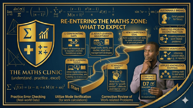 Studying Mathematics Again After Leaving School — What to Expect.
