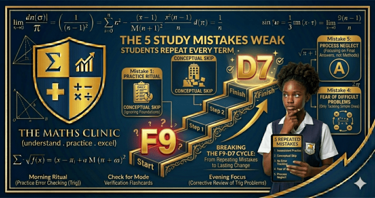 The 5 Study Mistakes Weak Students Repeat Every Term.