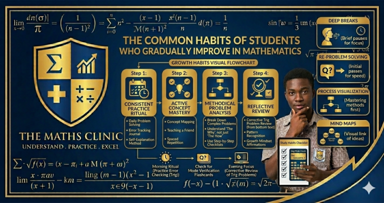 The Common Habits of Students Who Gradually Improve in Mathematics