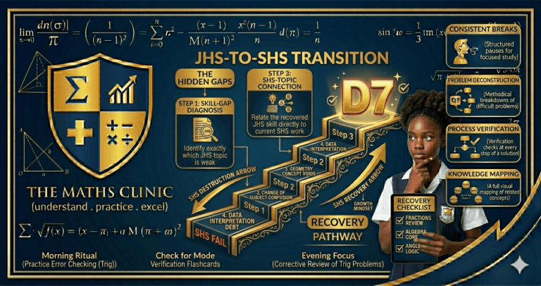 The Hidden JHS Gaps Destroying SHS Mathematics Performance — and How to Recover.