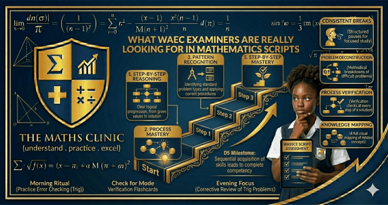 What WAEC Examiners Are Really Looking For in Mathematics Scripts.