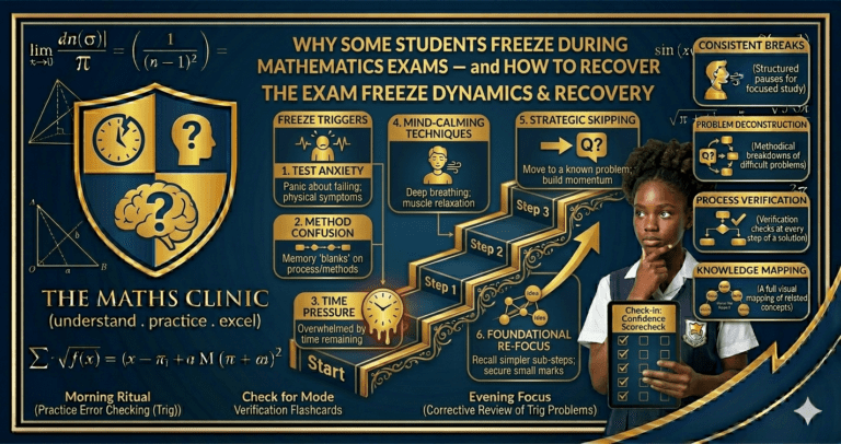 Why Some Students Freeze During Mathematics Exams — and How to Recover