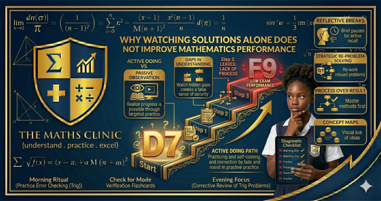 Why Watching Solutions Alone Does Not Improve Mathematics Performance.