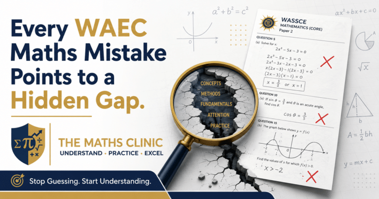 every waec mistake points to a hiddden gap.